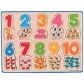 BIGJIGS Toys Puzzle - numere si culori