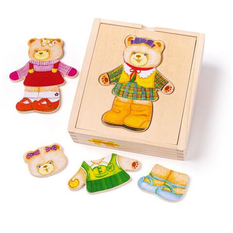 BIGJIGS Toys Joc de potrivire - doamna Urs