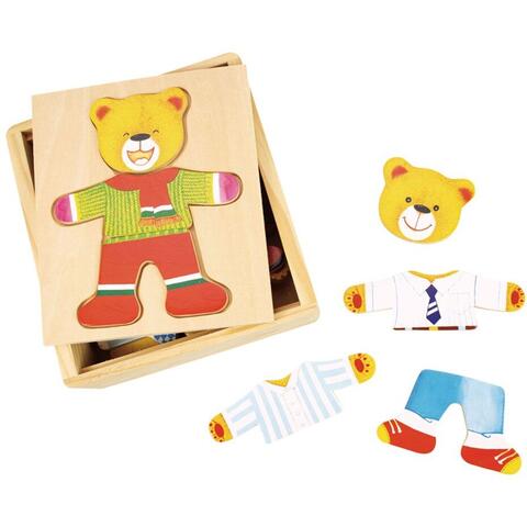 BIGJIGS Toys Joc de potrivire - domnul Urs