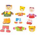 BIGJIGS Toys Joc de potrivire - Familia ursuletilor