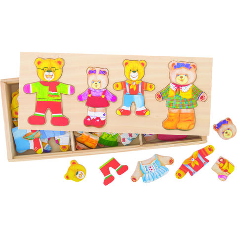 BIGJIGS Toys Joc de potrivire - Familia ursuletilor