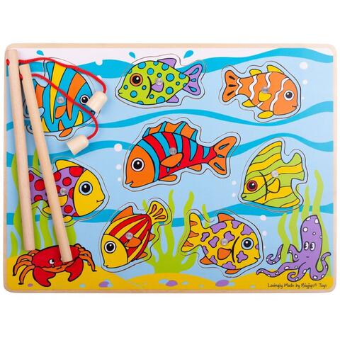 BIGJIGS Toys Puzzle magnetic - pestisorii nazdravani