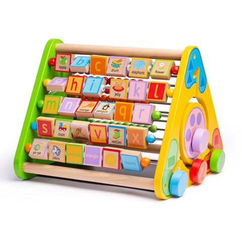 BIGJIGS Toys Centru de activitati - litere si imagini in engleza