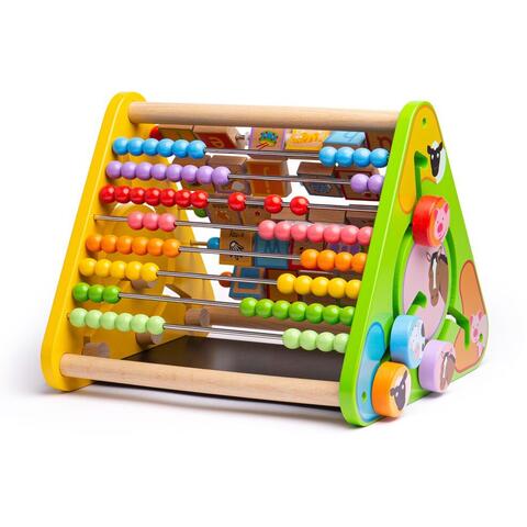 BIGJIGS Toys Centru de activitati - litere si imagini in engleza