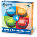 Learning Resources Sonerii cu lumini si sunete pentru raspuns - set 4 buc