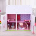 BIGJIGS Toys Casuta din lemn pentru papusi - Rose