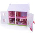 BIGJIGS Toys Casuta din lemn pentru papusi - Rose