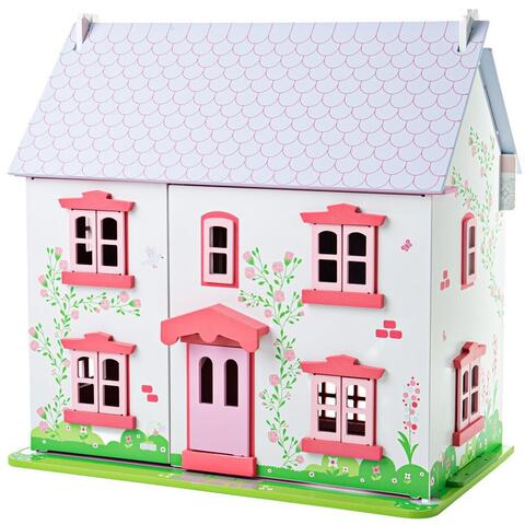 BIGJIGS Toys Casuta din lemn pentru papusi - Rose