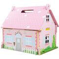 BIGJIGS Toys Casuta din lemn pentru papusi - Flowers