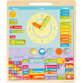 BIGJIGS Toys Vremea - Calendar magnetic in limba engleza