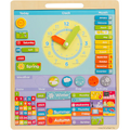 BIGJIGS Toys Vremea - Calendar magnetic in limba engleza