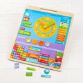 BIGJIGS Toys Vremea - Calendar magnetic in limba engleza