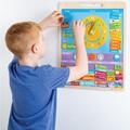 BIGJIGS Toys Vremea - Calendar magnetic in limba engleza