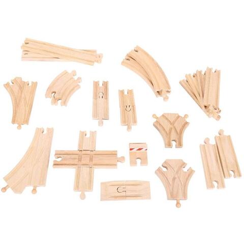 BIGJIGS Toys Set sine pentru circuit feroviar