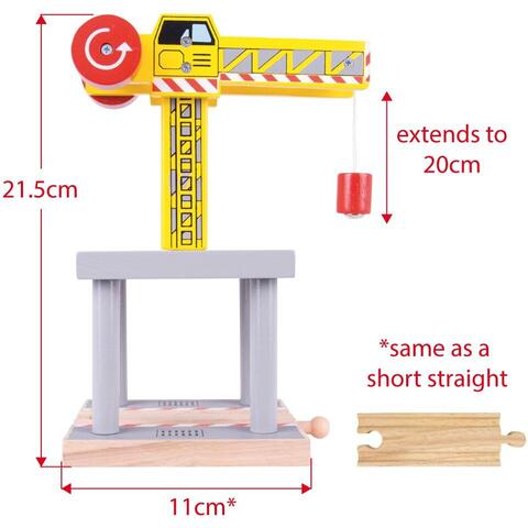 BIGJIGS Toys Macara din lemn