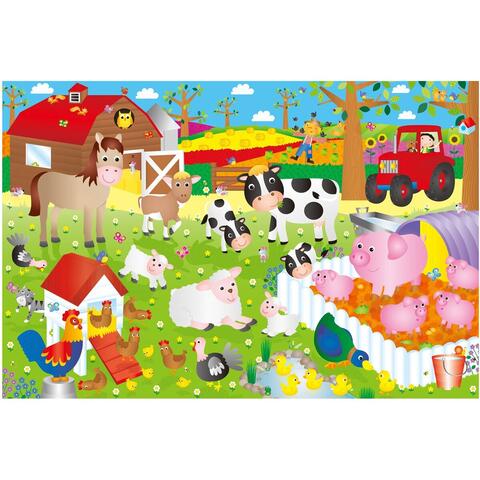 Galt Puzzle Podea: Ferma (30 piese)