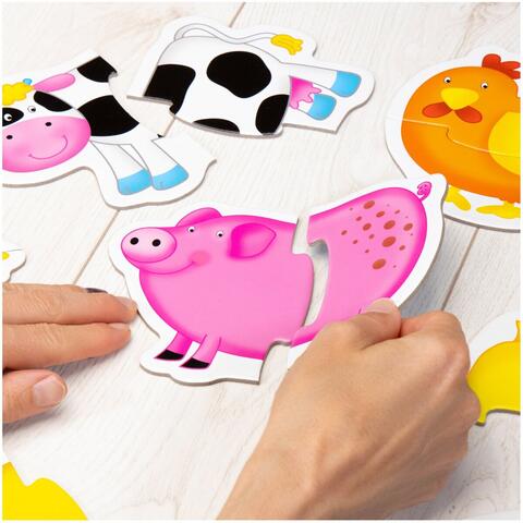 Galt Baby Puzzle: Ferma (2 piese)