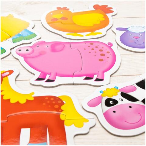 Galt Baby Puzzle: Ferma (2 piese)