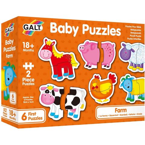Galt Baby Puzzle: Ferma (2 piese)