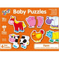 Baby Puzzle: Ferma (2 piese)
