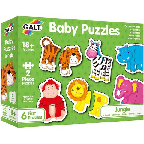 Galt Baby Puzzle: Animale din jungla (2 piese)
