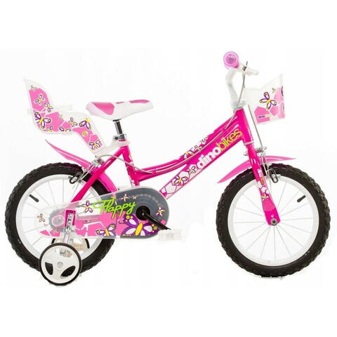 DINO BIKES Bicicleta pentru copii fluturasi 14"