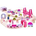BIGJIGS Toys Circuit - Oraselul zanelor (75 piese)