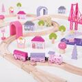 BIGJIGS Toys Circuit - Oraselul zanelor (75 piese)