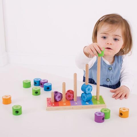 BIGJIGS Toys Numaratoarea florilor