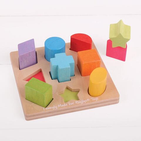 BIGJIGS Toys Joc primele forme de sortat