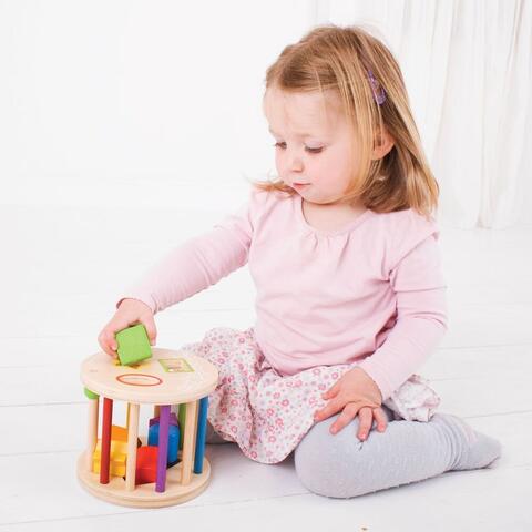 BIGJIGS Toys Primul meu cadru pentru sortat