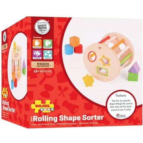 BIGJIGS Toys Primul meu cadru pentru sortat