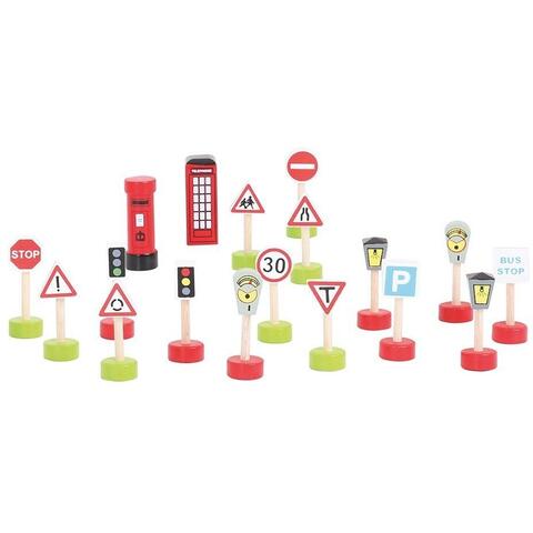BIGJIGS Toys Semne de circulatie