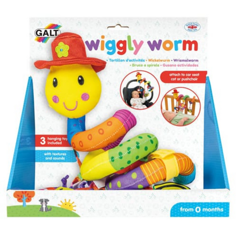 Galt Jucarie pentru patut si carucior Wiggly Worm
