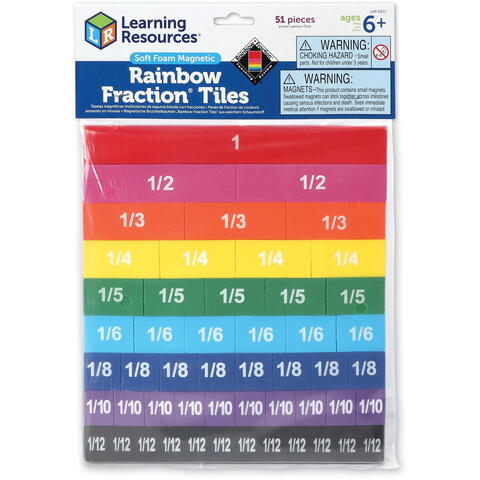 Learning Resources Set fractii colorate