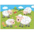 Galt Set 4 puzzle-uri Animale de la ferma (4, 6, 8, 12 piese)