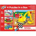 Galt Set 4 puzzle-uri Vehicule (4, 6, 8, 12 piese)