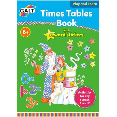 Galt Carte cu activitati si abtibilduri - Tabla inmultirii