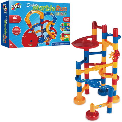 Galt Super Marble Run - Super curse cu bilute de sticla