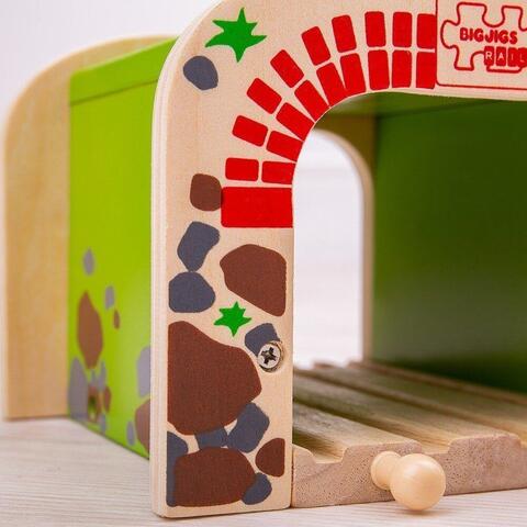 BIGJIGS Toys Tunel dublu