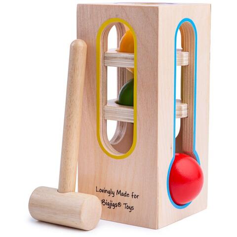 BIGJIGS Toys Jucarie pentru dexteritate- Turnuletul bilelor