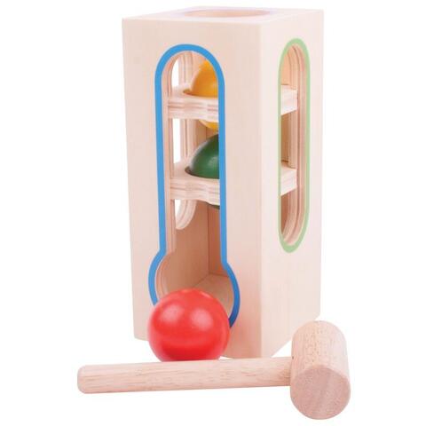 BIGJIGS Toys Jucarie pentru dexteritate- Turnuletul bilelor