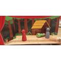 BIGJIGS Toys Teatru magnetic - Primul spectacol