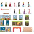 BIGJIGS Toys Teatru magnetic - Primul spectacol