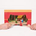 BIGJIGS Toys Teatru magnetic - Primul spectacol